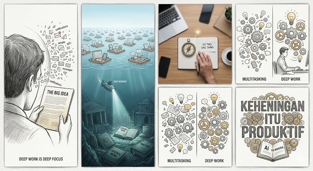 Rahasia “Deep Work”: Kenapa Otak Kita Butuh Keheningan untuk Menghasilkan Karya Besar