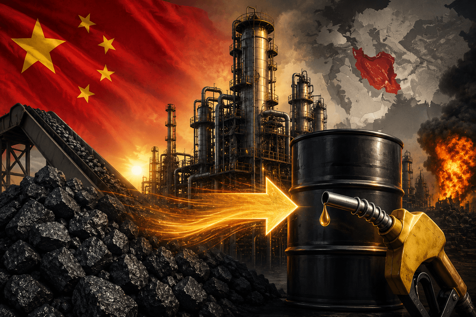 China Putar Otak! Sulap Batu Bara Jadi BBM Demi Kemandirian Energi di Tengah Perang Iran