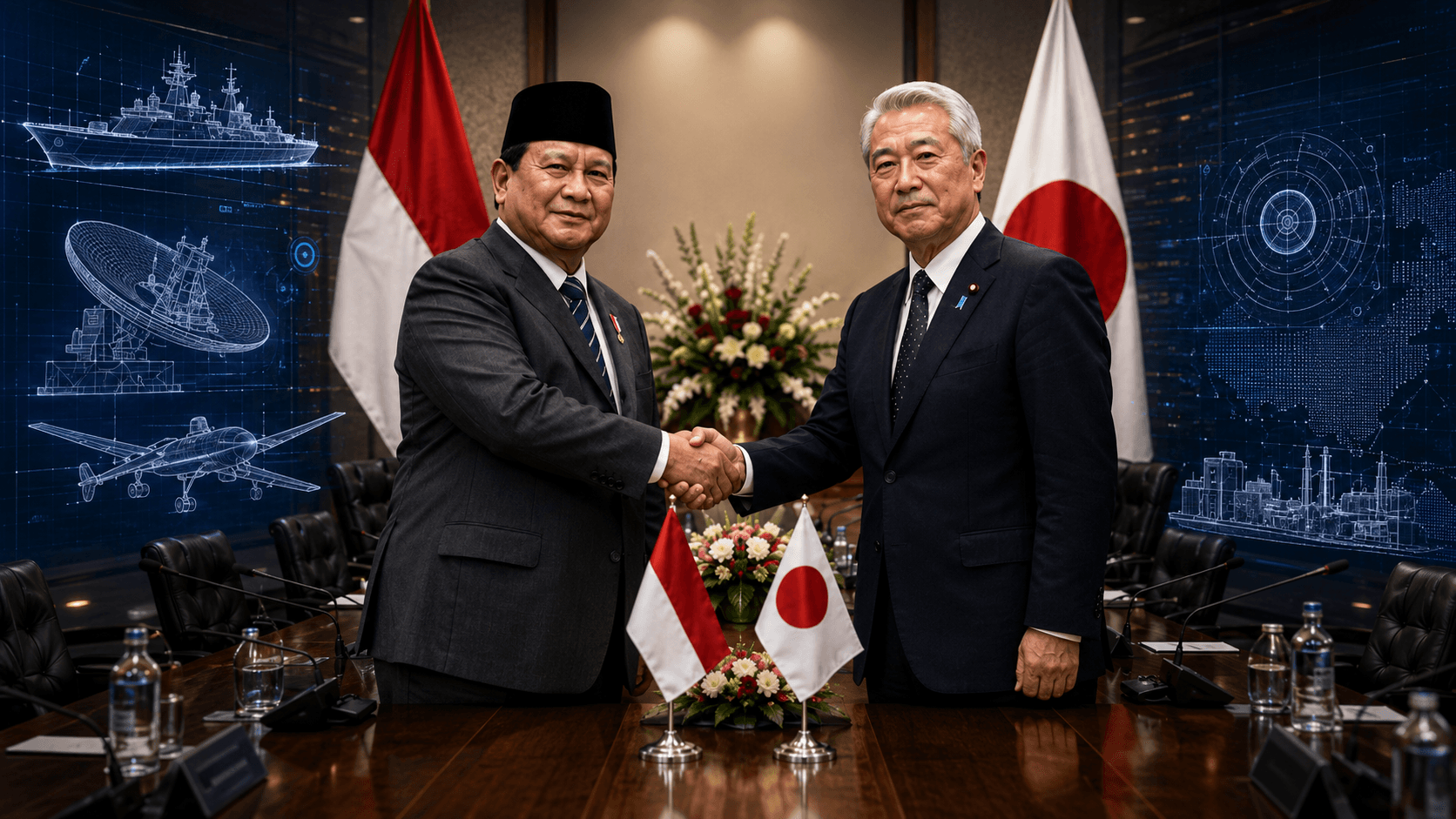 Prabowo Temui Menhan Jepang, Bahas Transfer Teknologi dan Kerja Sama Pertahanan