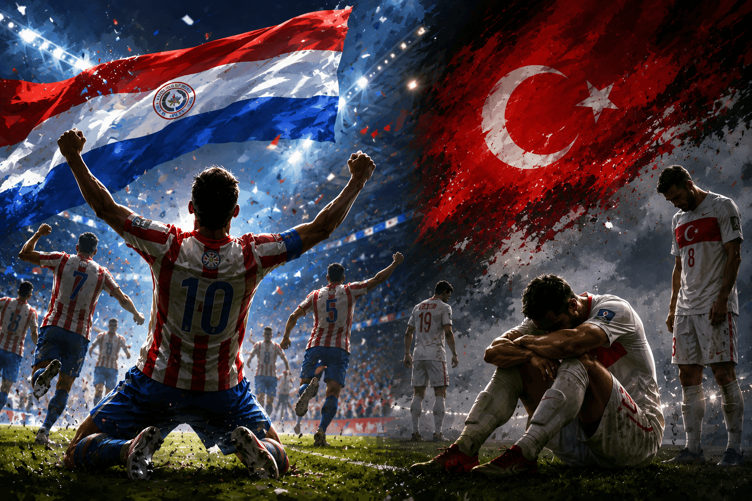 Paraguay Menang Ajaib dengan 10 Pemain, Turki Tersingkir Dramatis dari Piala Dunia 2026